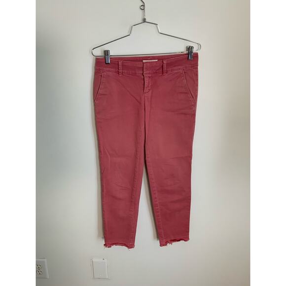 Loft Raw Hem cropped pants‎ - Picture 1 of 7